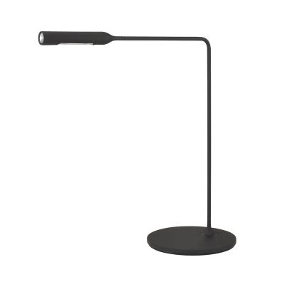 Schwarze Flo Desk Tischleuchte Lumina mit minimalistischem Design für Büro und Schreibtisch.